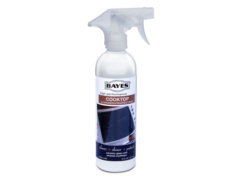Bayes High-Performence Cooktop Daily Cleaner and Protectant Spray - Cleans, Shines and Protects Ceramic Glass and Enamel Cooktops
